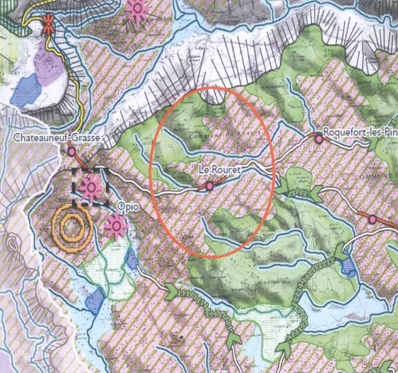 Carte du Rouret